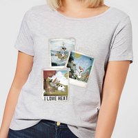 Die Eiskönigin Olaf Polaroid Damen T-Shirt - Grau - XS von Disney