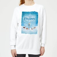 Die Eiskönigin Snow Poster Damen Pullover - Weiß - XXL von Disney