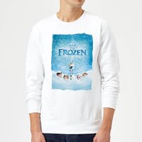 Die Eiskönigin Snow Poster Pullover - Weiß - M von Disney