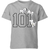 Disney 101 Dalmatiner 101 Doggies Kinder T-Shirt - Grau - 7-8 Jahre von Disney
