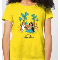 Disney Aladdin Princess Jasmine Damen T-Shirt - Yellow - S von Disney