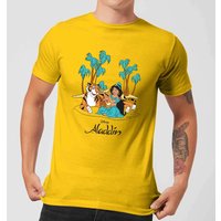Disney Aladdin Princess Jasmine Herren T-Shirt - Yellow - L von Disney