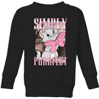Disney Aristocats Simply Purrfect Kids' Sweatshirt - Black - 9-10 Jahre von Disney