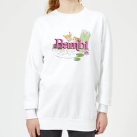 Disney Bambi Kiss Women's Sweatshirt - White - M von Disney