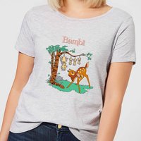 Disney Bambi Tilted Up Damen T-Shirt - Grau - XS von Original Hero