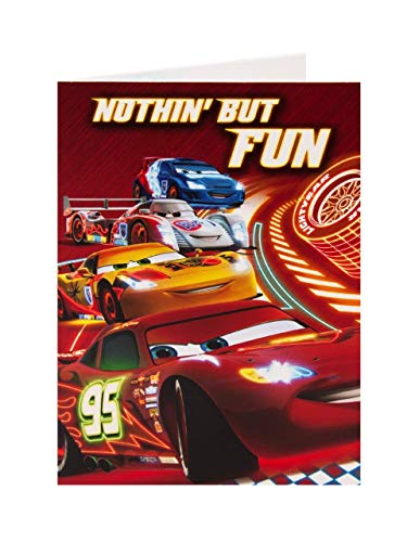 Disney Cars Lighting McQueen Nothin' but Fun Birthday Card by von Disney