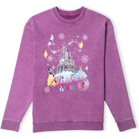 Disney Christmas Wishes Weihnachtspullover - Lila Acid Wash - S von Disney