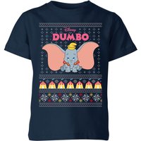Disney Classic Dumbo Kinder T-Shirt - Navy Blau - 3-4 Jahre von Original Hero