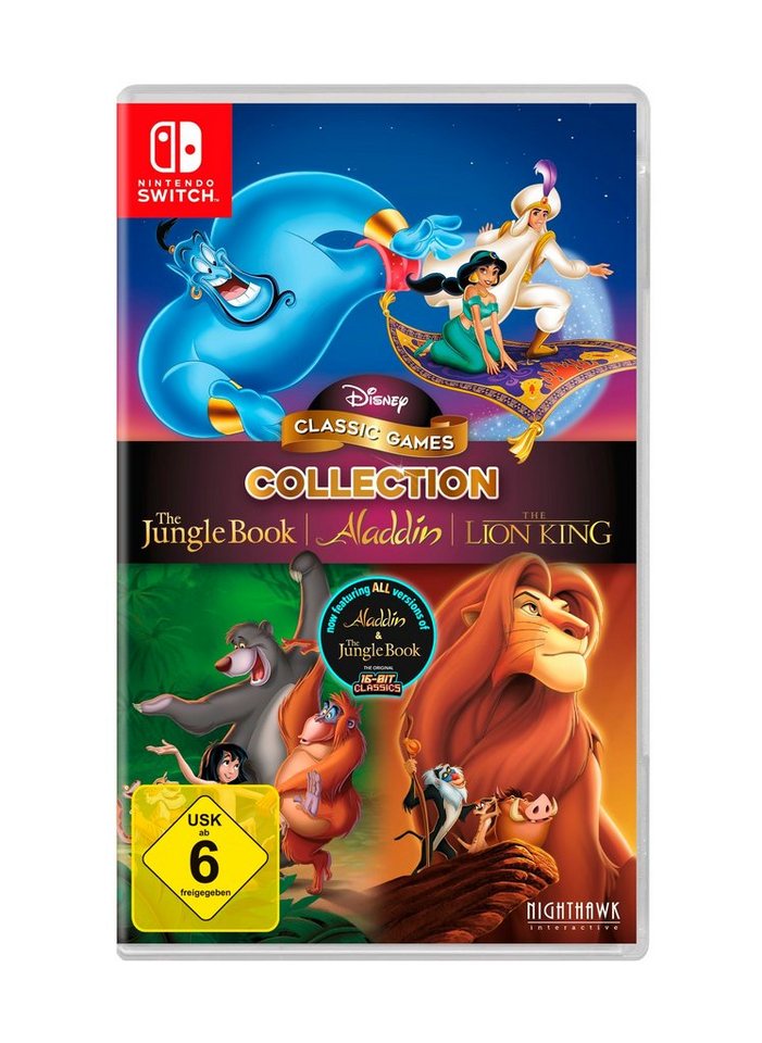 Disney Classic Games - Jungle Book, Aladdin, Lion King Nintendo Switch von Disney