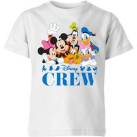 Disney Crew Kinder T-Shirt - Weiß - 9-10 Jahre von Disney