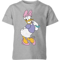 Disney Daisy Duck Classic Kinder T-Shirt - Grau - 11-12 Jahre von Disney