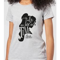 Disney Die Schöne und das Biest Prinzessin Belle Tale As Old As Time Damen T-Shirt - Grau - 5XL von Original Hero