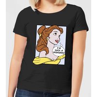 Disney Die Schöne und das Biest Prinzessin Pop Art Belle Damen T-Shirt - Schwarz - XL von Disney