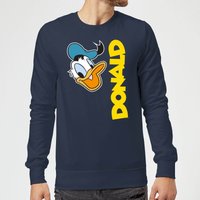 Disney Donald Duck Face Sweatshirt - Navy - L von Disney