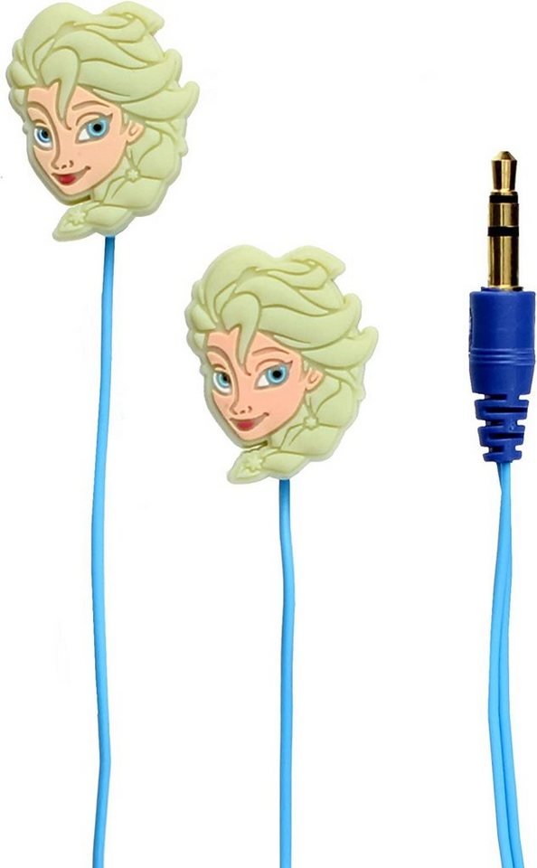 Disney Frozen Design mit Elsa In-Ear Kinder-Kopfhörer (Kindgerechte Lautstärke) von Disney