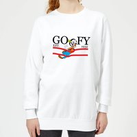 Disney Goofy By Nature Damen Sweatshirt - Weiß - XL von Disney