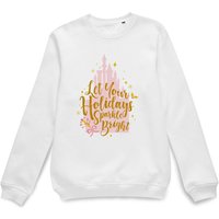 Disney Holiday Spakle Bright Weihnachtspullover – Weiß - XL von Disney