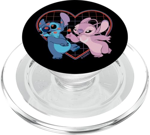Disney Lilo and Stitch Angel Heart Kisses PopSockets PopGrip für MagSafe Disney Lilo and Stitch Angel Heart Kisses PopSockets PopGrip für MagSafe von Disney