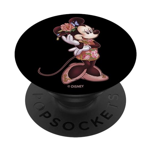 Disney Mickey And Friends Minnie Mouse Floral Flower Hat PopSockets mit austauschbarem PopGrip von Disney