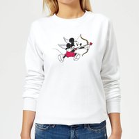 Disney Mickey Cupid Women's Sweatshirt - White - XXL von Disney