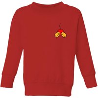 Disney Mickey Mouse Backside Kids' Sweatshirt - Red - 7-8 Jahre von Disney