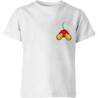 Disney Mickey Mouse Backside Kids' T-Shirt - White - 7-8 Jahre von Original Hero