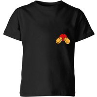 Disney Mickey Mouse Backside Kinder T-Shirt - Schwarz - 5-6 Jahre - Schwarz von Original Hero