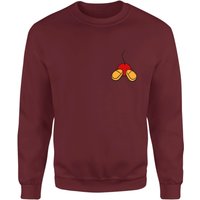 Disney Mickey Mouse Backside Sweatshirt - Burgundy - S von Original Hero