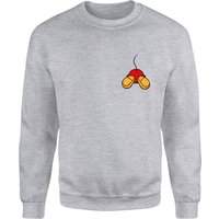 Disney Mickey Mouse Backside Sweatshirt - Grey - S von Disney