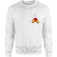 Disney Mickey Mouse Backside Sweatshirt - White - M von Disney