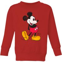 Disney Mickey Mouse Classic Kick Kids' Sweatshirt - Red - 7-8 Jahre von Disney