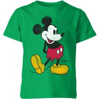 Disney Mickey Mouse Classic Kick Kids' T-Shirt - Green - 11-12 Jahre von Disney