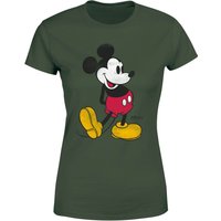 Disney Mickey Mouse Classic Kick Women's T-Shirt - Green - L von Original Hero