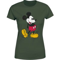 Disney Mickey Mouse Classic Kick Women's T-Shirt - Green - L von Disney