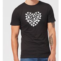 Disney Mickey Mouse Heart Silhouette T-Shirt - Schwarz - M von Disney