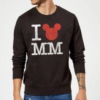 Disney Mickey Mouse I Heart MM Pullover - Schwarz - XL von Disney