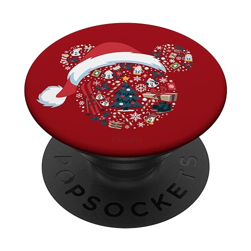 Disney Mickey Mouse Icon Winter Lodge PopSockets mit austauschbarem PopGrip von Disney