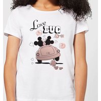 Disney Mickey Mouse Love Bug Frauen T-Shirt - Weiß - M von Disney