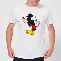 Disney Mickey Mouse Mickey Split Kiss T-Shirt - Weiß - 5XL von Disney