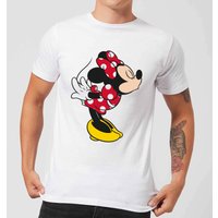 Disney Mickey Mouse Minnie Split Kiss T-Shirt - Weiß - 5XL von Disney