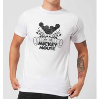 Disney Mickey Mouse MirroRot T-Shirt - Weiß - 5XL von Disney