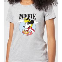 Disney Mickey Mouse Queen Minnie Damen T-Shirt - Grau - L von Disney
