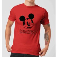 Disney Mickey Mouse Since 1928 T-Shirt - Rot - L von Disney