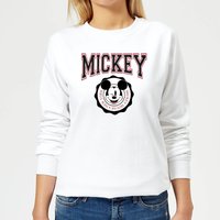 Disney Mickey New York Damen Sweatshirt - Weiß - XL von Disney