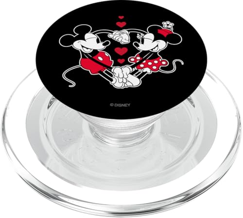 Disney Mickey and Minnie Love Gaze Hearts Black PopSockets PopGrip für MagSafe Disney Mickey and Minnie Love Gaze Hearts Black PopSockets PopGrip für MagSafe von Disney