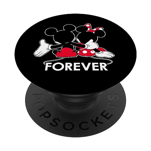 Disney Mickey and Minnie Mouse Silhouettes Forever PopSockets Klebender PopGrip Disney Mickey and Minnie Mouse Silhouettes Forever PopSockets Klebender PopGrip von Disney