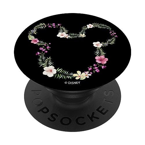 Disney Mickey & Friends Mickey Hawaiian Floral Outline Ears PopSockets mit austauschbarem PopGrip Disney Mickey & Friends Mickey Hawaiian Floral Outline Ears PopSockets mit austauschbarem PopGrip von Disney