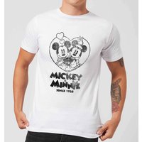 Disney Minnie Mickey Since 1928 T-Shirt - Weiß - 5XL von Disney