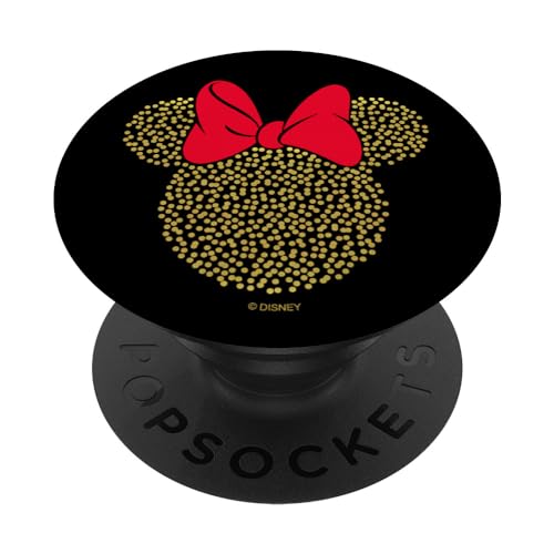 Disney Minnie Mouse Dotted Gold Icon on Black PopSockets mit austauschbarem PopGrip Disney Minnie Mouse Dotted Gold Icon on Black PopSockets mit austauschbarem PopGrip von Disney