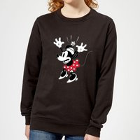 Disney Minnie Mouse Surprise Damen Sweatshirt - Schwarz - XL von Disney